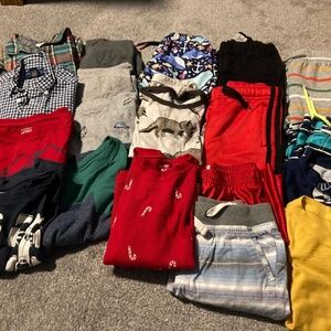 19 pieces of boys size 4T/5T clothes